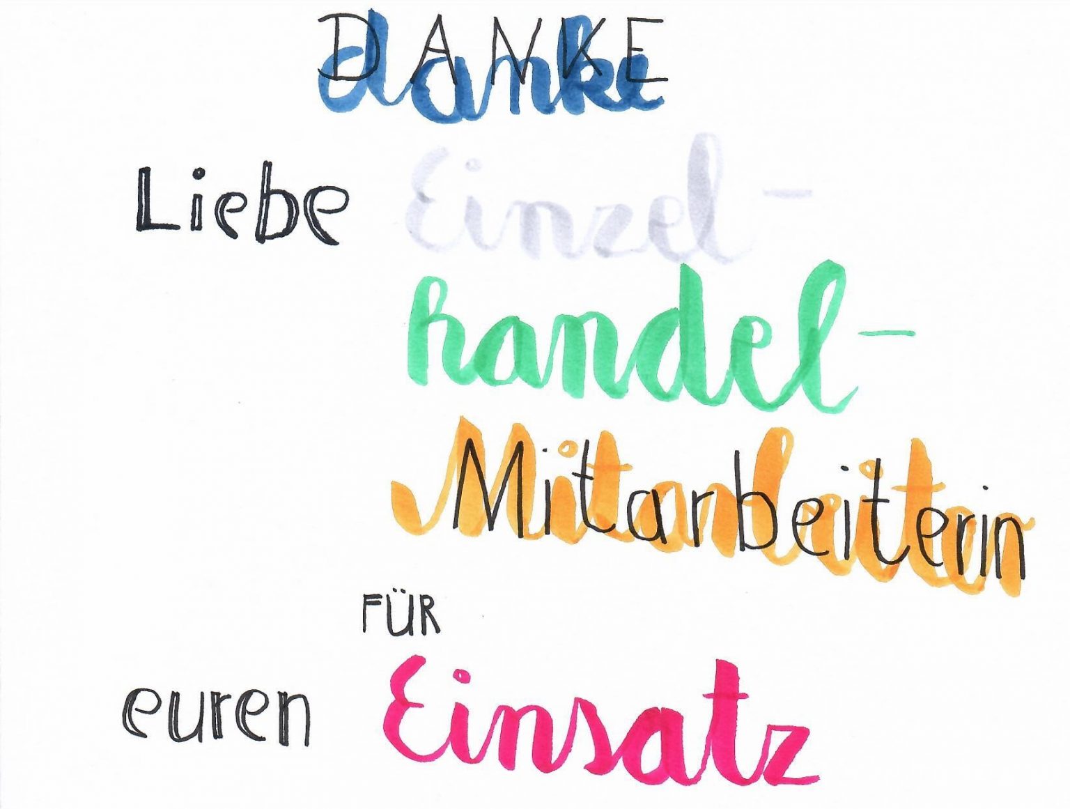 Sag „Danke für euren Einsatz!“ – Wir sind da